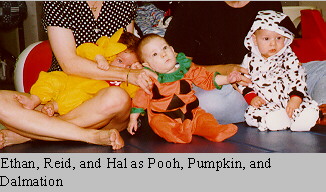 Ethan, Reid, and Hal in costume