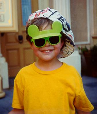 Hal decked out in his finest Disney accessories - Labor Day weekend 1999
