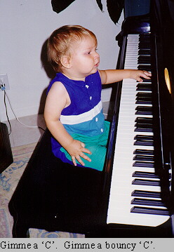 Hal playing the piano