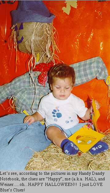 It's a Blue's Clues Happy Halloween!